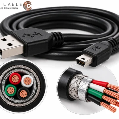کابل مینی USB مسی