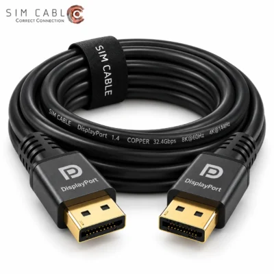 کابل DisplayPort استاندارد مسی