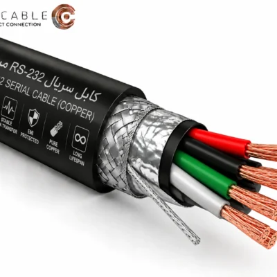 کابل سریال RS-232 مسی