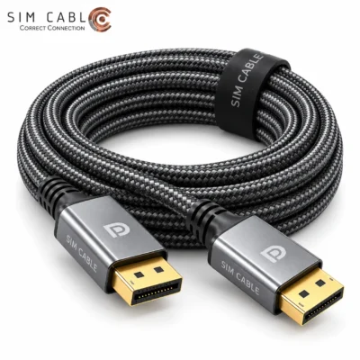 کابل DisplayPort آلومینیومی