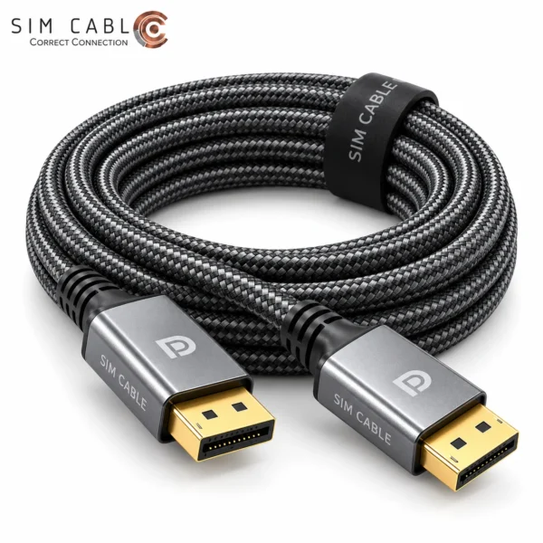 کابل DisplayPort آلومینیومی